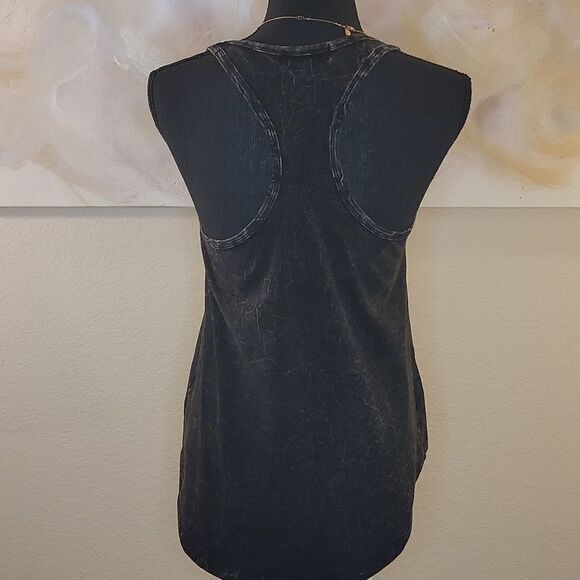 Black Racerback Tank Top "Beers Bonfires & Backroads" - Picture 3 of 13